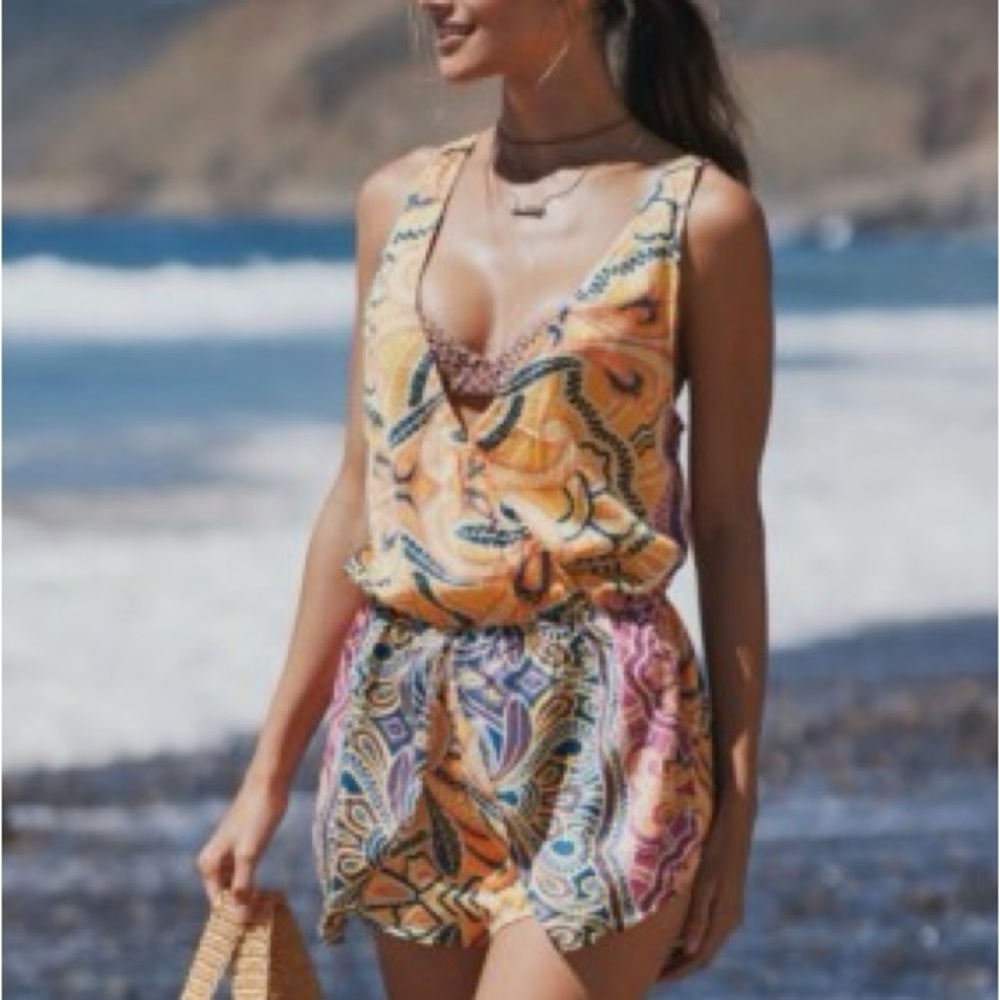 Anthropologie Sensual Romper. Size Small - Picture 3 of 9